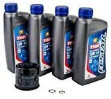 Suzuki ECSTAR R9000 10W-40 Full Synthetic Oil Change Kit for Suzuki Boulevard C50 VL800 2005-2009