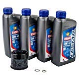 Suzuki ECSTAR R9000 10W-40 Full Synthetic Oil Change Kit for Suzuki Boulevard C50 VL800 2005-2009