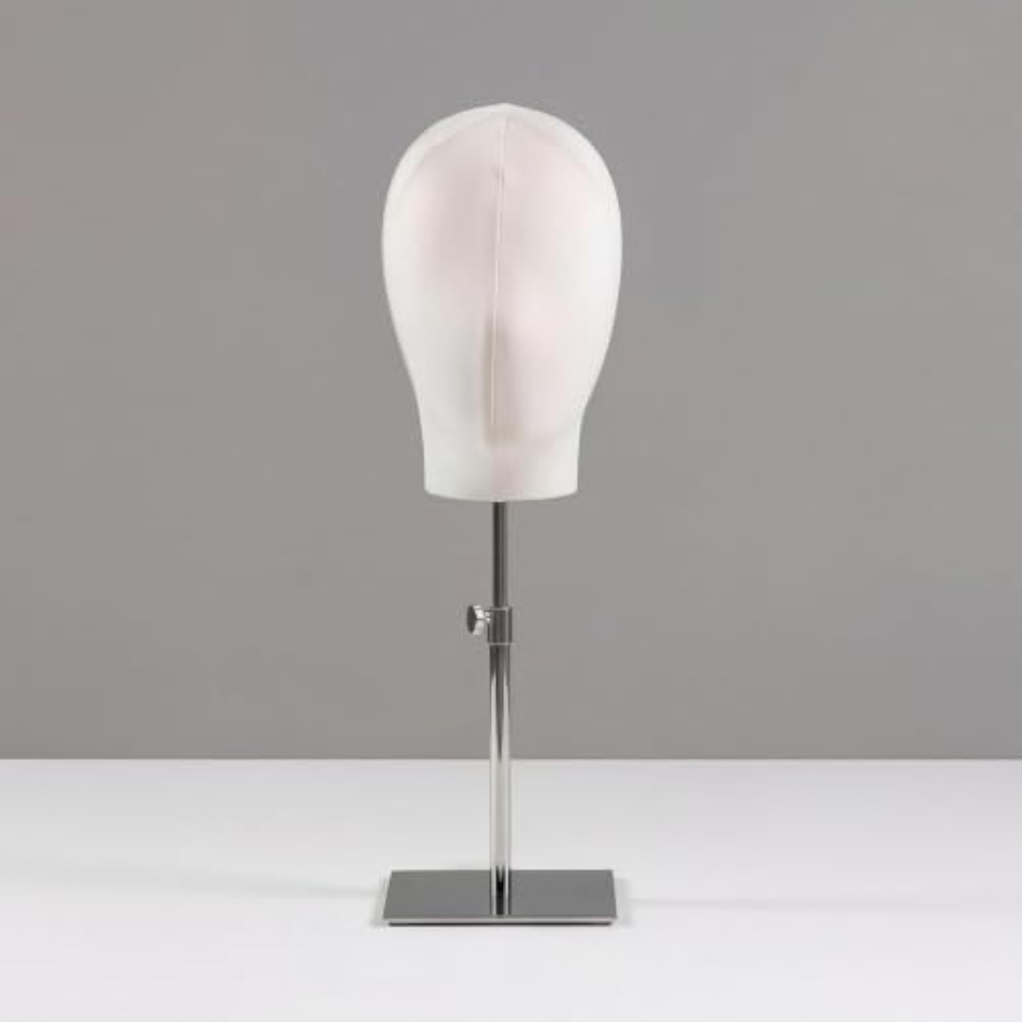 Mannequin Head with Adjustable Stand for Display