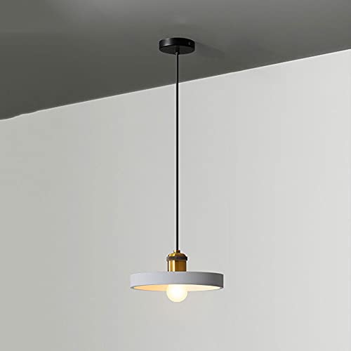 Luz de techo NAMFHZW E27 redonda, la lámpara colgante pequeña ideal para espacios compactos