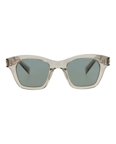 Image of Yves Saint Laurent Sl 592 Sunglasses, Beige/Beige/Green, 47