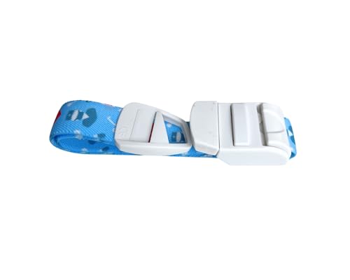 ROLSELEY Professioneller medizinischer Venenstauer mit Schnalle mit schneller und langsamer Entriegelung, latexfreiem Gummiband, Himmelblau Sanitäter/Medizin/Arzt Muster, Krankenschwester-Geschenkidee