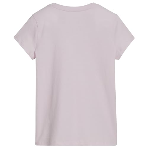 Image of Puma Girls Core Logo Short Sleeve T-Shirt, Crewneck, Soft and Lightweight