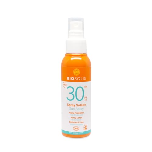 Spray solaire SPF30 Biosolis 100 ml pour une haute protection naturelle