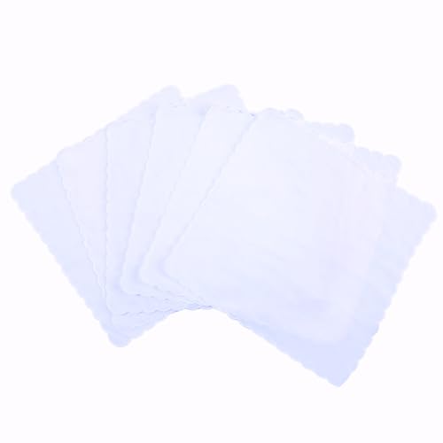 emlstyle Womens cotton handkerchief ladies White Hankies for Wedding Party 12 PCS(30cm*30cm)