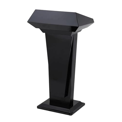 DUANHOZ Lectern Podium Stand, Podium Stand Portable Lecterns Laptop Desk Podiums Iron Paint Podium Stand 63x45x117.5cm Simple Hotel Reception Desk Standing Lectern Has many uses