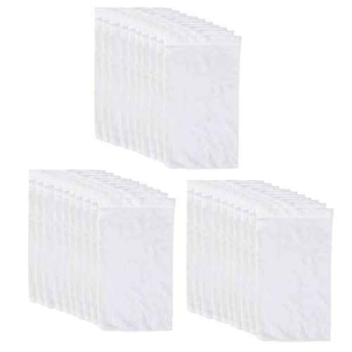 Homyl 30 x meias brancas para filtro de piscina, cesta meia manga rede de tela para