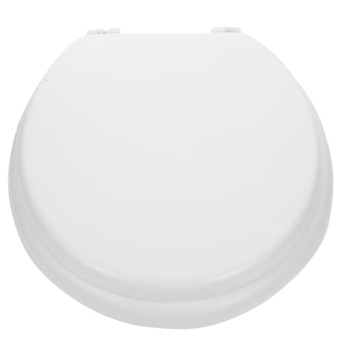 ELAYARD 発泡素材便座カバー クッション付き柔らかいトイレ 加厚パッド入り耐荷重トイレカバー ホーム浴室用細長型便座クッション