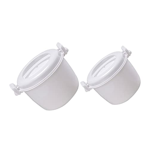 Garneck Microwave Rice Cooker Containers Asian Rice Cooker for Veggies Porridge