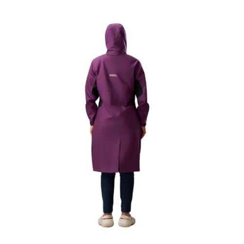 Image of ZEEL Ladies High Neck Raincoat | Waterproof Long Raincoat with Belt, Zeel Diva ZKL01 Parent