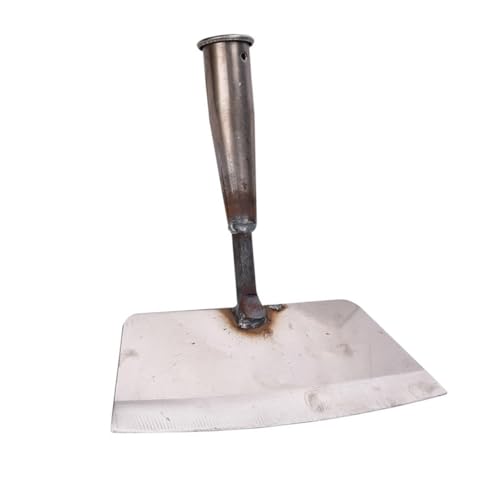 HEMOTON Pelle Forgée Multifonction en Acier Inoxydable pour Désherbage Jardin Maison, Petite Bêche à Main Antirouille, Outil de Jardinage pour Parterres et Plantations Extérieures