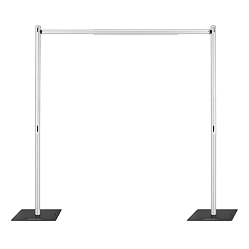 Hecis Pipe And Drape Backdrop Stand Kit 8Ft X 10Ft, Backdrop Stand Heavy Duty Wedding Backdrop For Events Wedding Decoration Backdrop Frame #TOP3