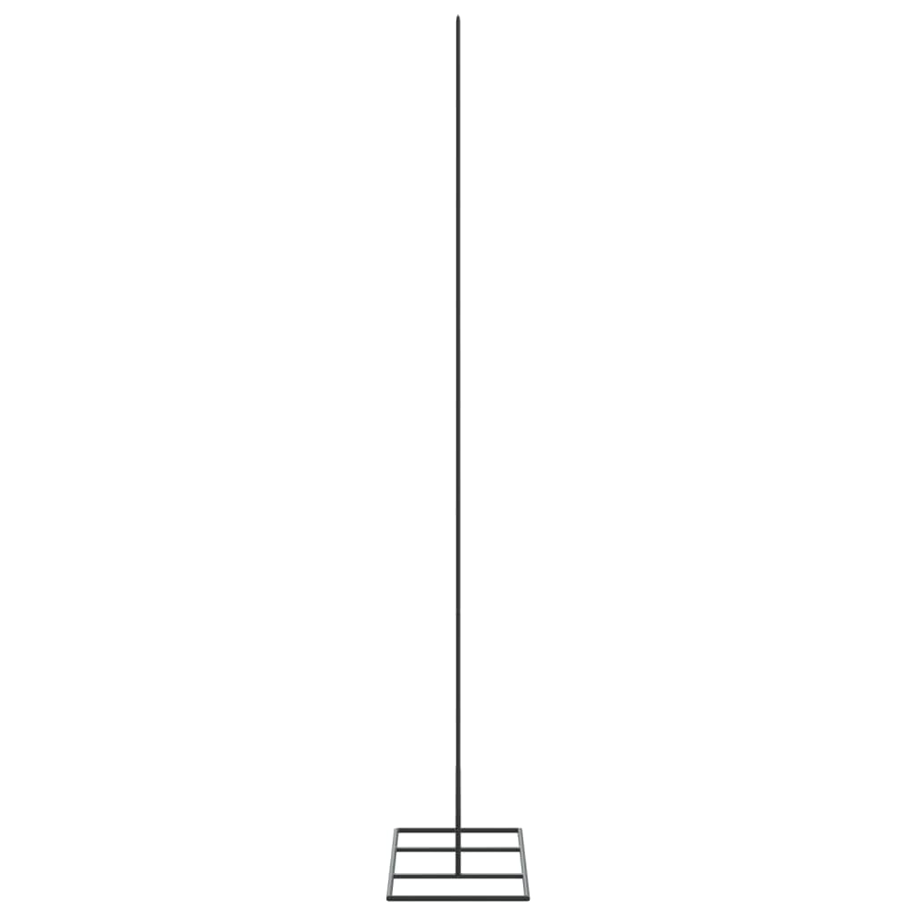 vidaXL Metall-Weihnachtsbaum für Dekorationen Schwarz 150 cm