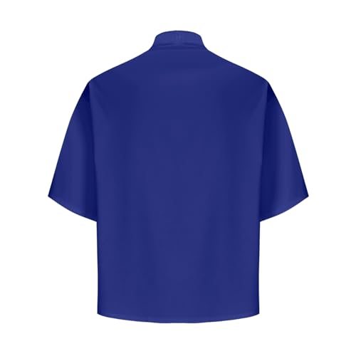 Men's Summer Thin Ice Silk Sunscreen Lightweight Cardigan Long Kimono Jackets Open Front Drape Cape Coat3