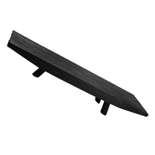 SOLUSTRE Lid Wood Farmhouse Table Tray Three-leg Riser for Living Room Rustic Decorative Stand Multi-functional Storage Elegant Fruit Plate