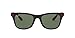 Ray-Ban Unisex RB4195M Scuderia Ferrari Collection Square Sunglasses, Matte Black/Dark Green, 52 mm
