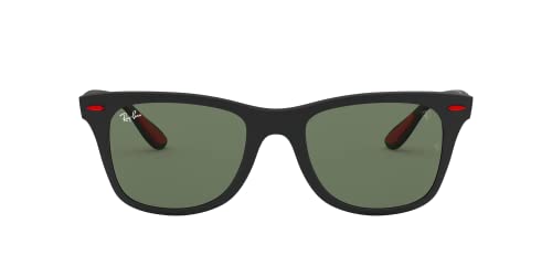 Ray-Ban Unisex Rb4195m Scuderia Ferrari Collection Square Sunglasses