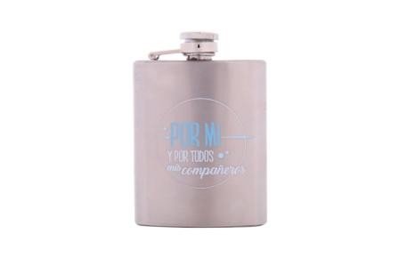 Lote de 20 Petacas Metal Frases Happy - Detalles Bodas Hombres y Mujeres
