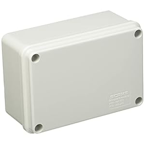 Poly Pool PP0291 Scatola rettangolare di derivazione, da parete, dimensioni interne 120x80x50mm, Grigio