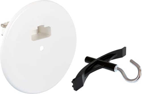 EUR'OHM Kit couvercles DCL Ø120mm - XL Air'métic Fixation luminaire + piton 60mm - Câble gaine et connectique