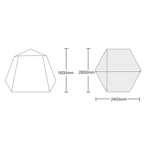 Carpa portátil para camping y excursión al aire libre miniatura 4