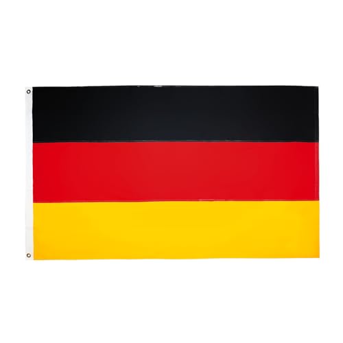Germany Flag German Flag Banner Sewn Stripes 210D Heavy Duty Polyester Flag with Brass Grommets 3 X 5 Ft