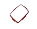 YOCTM Interior Accessories for Jeep Renegade 2018 2019 2020 2021 2022 2023 Central Contral Navigation GPS Decorative Trim Inner Stickers (Red)