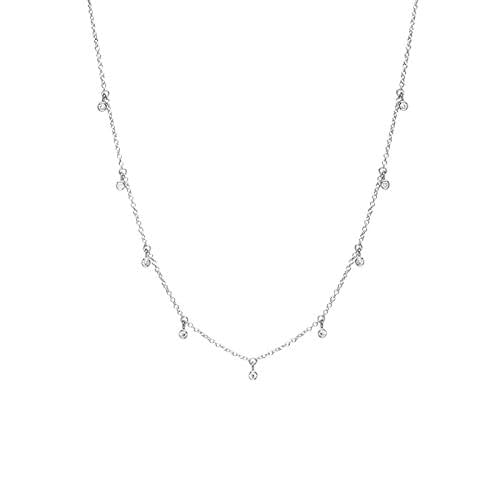 Collier pendentif chaîne pour femmes mariage anniversaire chic