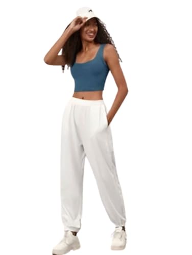 Image of Ben Martin Women's Cotton Stretchable Square Neck Sleeveless Tank Top
