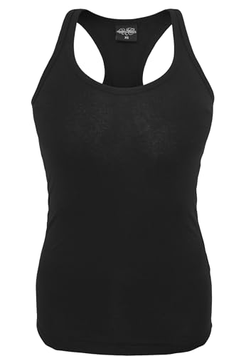 Urban Classics Damen Jersey Tanktop voor Dames Sport Tank Top, Schwarz (Black 7), S EU