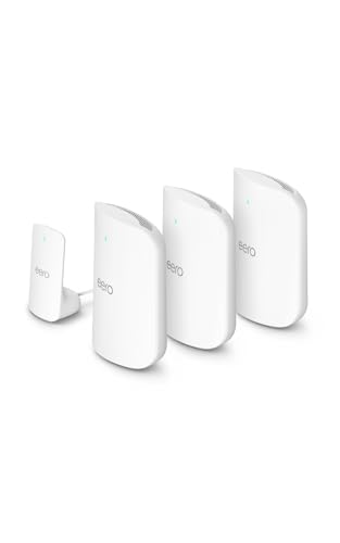 Image of Amazon eero Max 7 (3-pack) with Amazon eero Signal 4G LTE cellular backup for eero systems