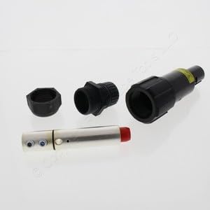 #US Phase 3 Powersafe SLD-1-BK-S120-M40A Female Drain Line 1 Black Set Screw 15-23mm