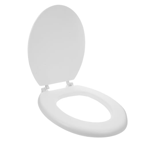 Veemoon Foam Toilet Seat Elongated Heavy Duty for Heavy People Comfortable Padded Seat for Bathroom