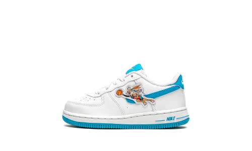 Nike Toddler Force 1 Td Space Jam Toon Squad, White/Lt Blue Fury/White