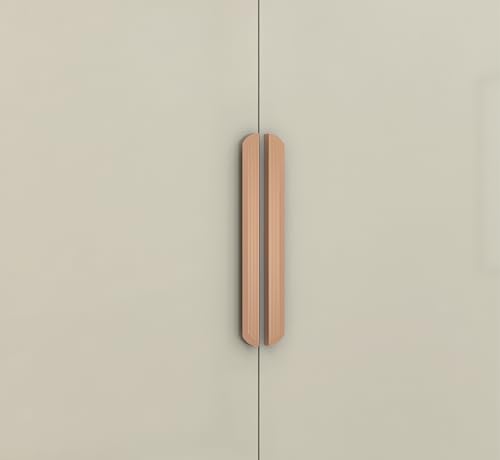 Image of VEZEL Aluminium Wardrobe Handle - Modern Cabinet Pull for Wardrobe, Drawer & Cabinets Furniture, PVD Rose Gold Finish,160mm - Pack of 2-| 3 Years Warranty |