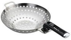 Cuisinart CW-128 8-Inch Stainless Steel Grilling Wok with Removable Handle