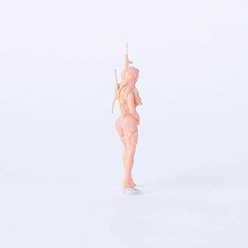 Figura Mujer Asesina 1/43 Miniatura para Colorear miniatura 4