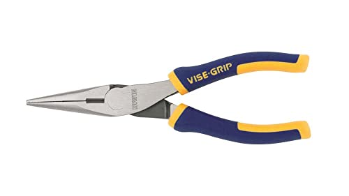 IRWIN VISE-GRIP Pliers, Long Nose Pliers, 6 Inch, For Heavy Duty Cutting and Bending (2078216)