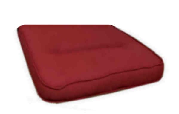 KETTtex EXKLUSIV Auflage Hocker Bordeaux I Barhocker Polster 50x50x9cm I KTH3 Sitzauflage weich & Robust I Stuhlauflage wasserabweisend & atmungsaktiv I...