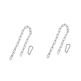 TOYANDONA 2 Piezas Cadena de Extensión para Triceps Resistente Accesorio Gimnasio Portátil para Ejercicios de y Musculación Casa y Gym