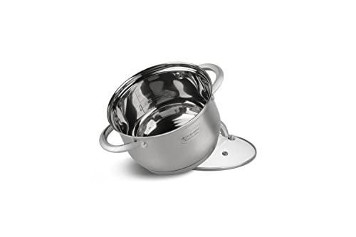 Foto von EDENBERG 10 TLG Topfset Induktion, Edelstahl Kochtopf Set Induktion | Induktions Töpfe Set, Töpfe Induktion, Kochtöpfe für Induktionsherd | Topfset Edelstahl, Kochtopfset, Topfset induktionsgeeignet