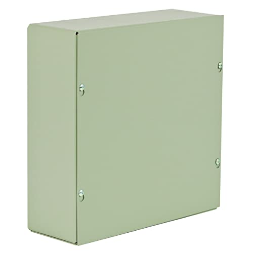 Wiegmann SC121806NK SC-Series NEMA 1 Screw Cover Wallmount Pull Box, No Knockouts, Painted Steel, 18