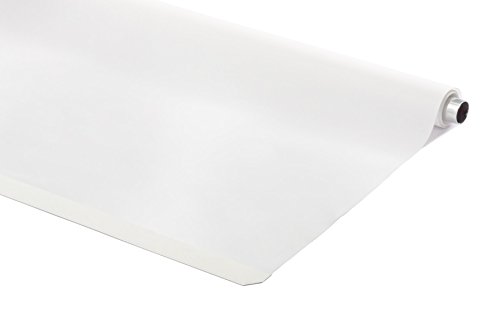 KS Handel 24 ERSATZROLLE HALB-Kassetten DUSCHROLLO ALLE Designs 7 Breiten EINFACHER WECHSEL (140x240 cm, Uni Weiß)