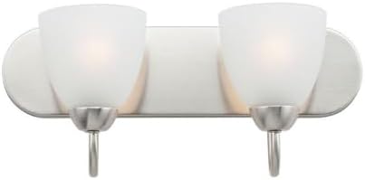 Maxim Axis-2 Light Bath Vanity in Transitional style-18 Inches Wide by 7.63 inches high