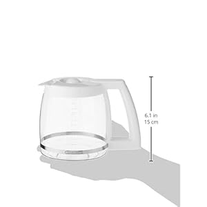 Cuisinart dgb 500wrc 12 cup replacement coffee carafe white 85 x 82 x 74 inches  urban country home decor