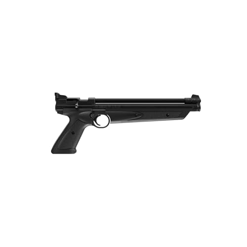 Crosman P1322 American Classic Variable-Pump .22-Caliber Pellet Air Pistol, Black