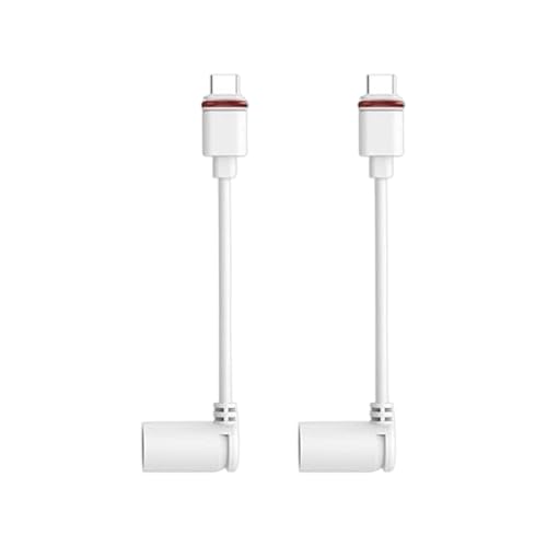 Adaptador USB-C a barril de 2 piezas para cámaras de seguridad y dispositivos electrónicos
