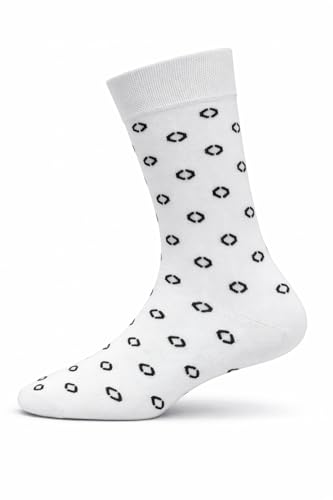 Image of Young Arrow Men's Crew Socks | 100% Pure Combed Cotton Full Length Socks for Men - 168 Needle Premium Knit Multicolor Socks for Formal Casual Office Wear