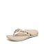 Beige Brown Spot Printed Suede