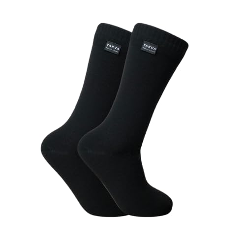 TAKVA Wudhu Socks | Bamboo Rayon Breathable Waterproof Socks Suitable for Various Outdoor Activities (Unisex)